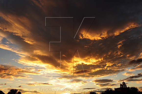 Sunset at San Xavier del Bac