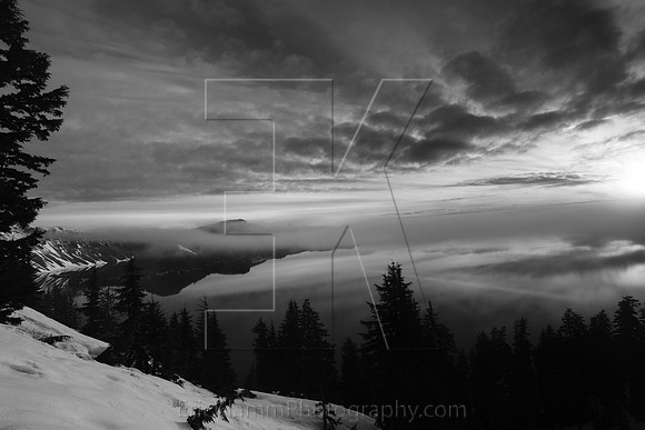 Dawn at Crater Lake
